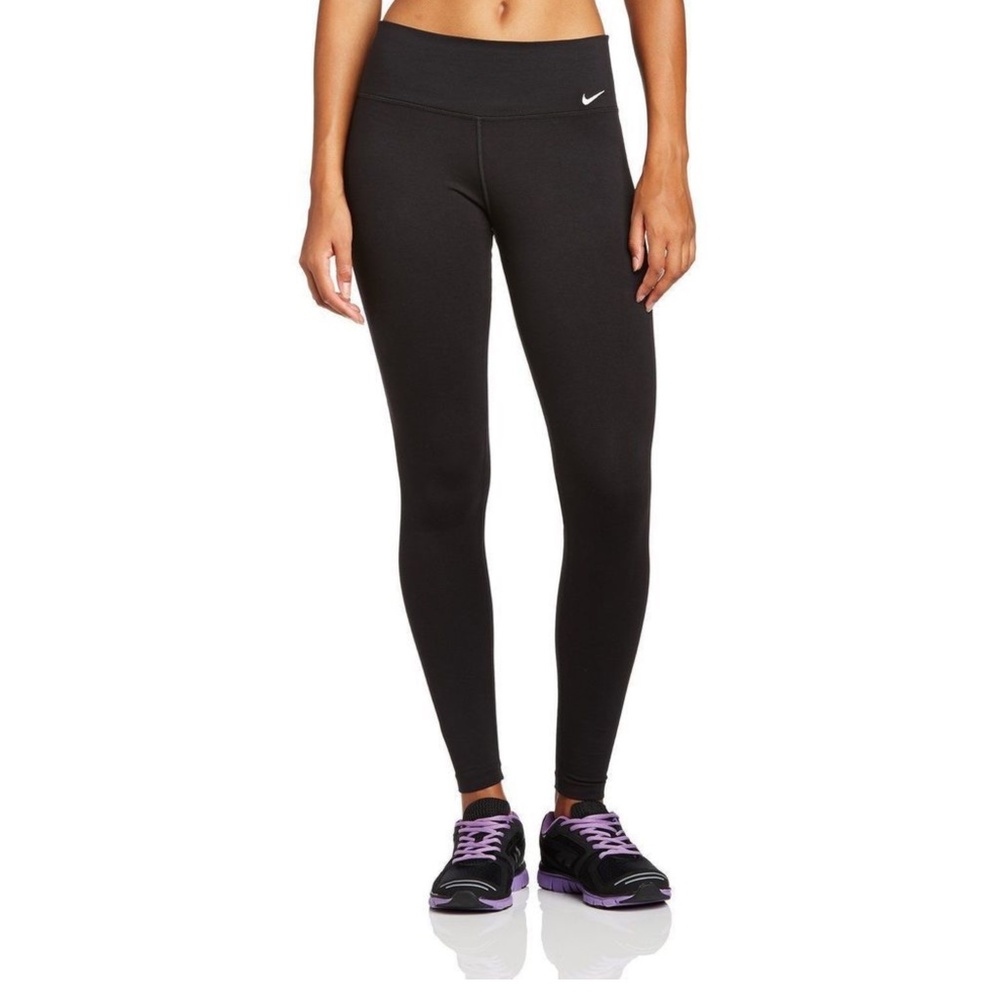 Nike Black Dri - Fit Full Length Leggings